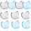 40Pcs Plastic Razor Storage Stands with Suction Cup for Bathroom Use 2