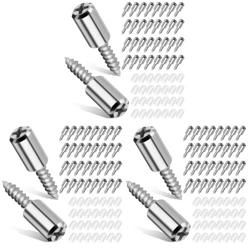 360Pcs Cabinet Shelf Pins Self Tapping Silver Iron Pegs for Home Use 1
