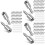 360Pcs Cabinet Shelf Pins Self Tapping Silver Iron Pegs for Home Use 6