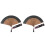 2Sets Decorative Retro Folding Fans Bamboo Paper with Protective Bag 3