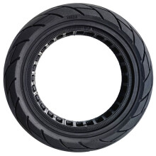 10X2.50-6.5 NeumáTico SóLido Hueco MAX G30 Scooter EléCtrico 60/70-6.5 NeumáTico SóLido de Nido de Abeja Negro 1100G