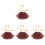 4Sets Realistisch Accessoires Met Hoofdband En 3
