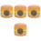 4Pcs Small Pet Ceramic Hamster Nest Cooling Shape 4