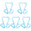 5Pcs Lightweight Roller Skate Accessories Polyester Cotton Straps 4
