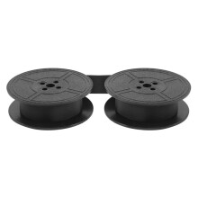 1-Pack Typewriter Ribbon Twin Spool Typewriter Ribbon Ink Twin Spool Pack Inktvervangingsonderdeel voor de Meeste Typewriter (Zwart)
