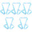 5Pcs Lightweight Roller Skate Accessories Polyester Cotton Straps 5