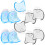 40Pcs Plastic Razor Storage Stands with Suction Cup for Bathroom Use 3
