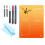 5Sets Acrylic White Boards Desk Memo Boards with Clock Assorted Colors 1