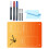 5Sets Acrylic White Boards Desk Memo Boards with Clock Assorted Colors 10