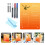 5Sets Acrylic White Boards Desk Memo Boards with Clock Assorted Colors 11