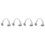 200Pcs Silver Elastic Drawstring Cord for DIY Masks Hats and Clothes 6