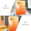 5Sets Acrylic White Boards Desk Memo Boards with Clock Assorted Colors 7