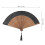 2Sets Decorative Retro Folding Fans Bamboo Paper with Protective Bag 9