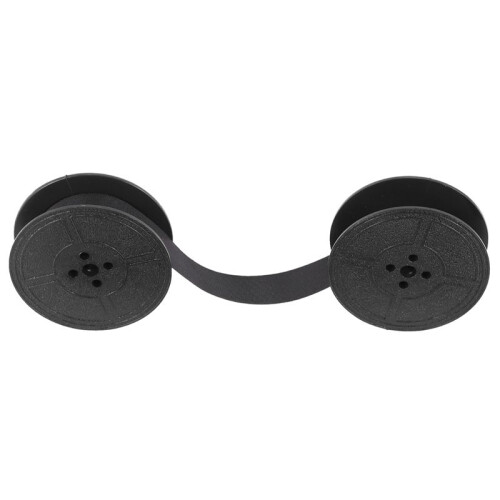 1Pack Typewriter Ribbon Twin Spool Typewriter Ribbon Ink Twin Spool Pack Ink Replacement Part for Most Typewriter(Black) 2