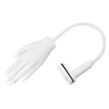 2Pcs Durable Simulated Hand for Nail Practice White Reusable Tool