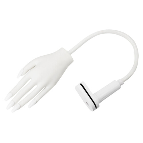 2Pcs Durable Simulated Hand for Nail Practice White Reusable Tool