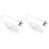 2Pcs Durable Simulated Hand for Nail Practice White Reusable Tool 4