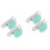 4Pcs Practical Metal Recorder Head Cassette Deck Accessory 6