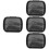 4Pcs Lightweight Orthodontic Denture Case Portable Black Storage Box 8