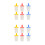 12Pcs Plastic Ice Cream Mold Set Reusable DIY Molds Home Use 8