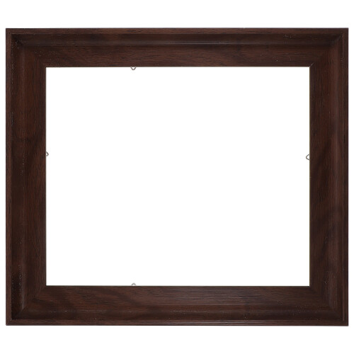 4Pcs Practical Coffee Wood Floating Frames for Wall Art 1