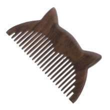 2Pcs Compact Sandalwood Comb Hair Care Tool for Women and Men