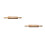 2Pcs Wood Embossed Rolling Pin Non-Slip Grip for Bakery Pastry 8