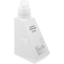 4Pcs Portable White Plastic Shower Gel and Detergent Storage Bottles