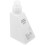 4Pcs Portable White Plastic Shower Gel and Detergent Storage Bottles 2