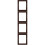 4Pcs Practical Coffee Wood Floating Frames for Wall Art 10