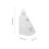 4Pcs Portable White Plastic Shower Gel and Detergent Storage Bottles 11