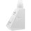 4Pcs Portable White Plastic Shower Gel and Detergent Storage Bottles 3