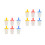 12Pcs Plastic Ice Cream Mold Set Reusable DIY Molds Home Use 5