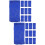 40Pcs Polyester Pool Skimmer Sock Blue Filter Net for Swimming Pools 9