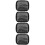 4Pcs Lightweight Orthodontic Denture Case Portable Black Storage Box 10