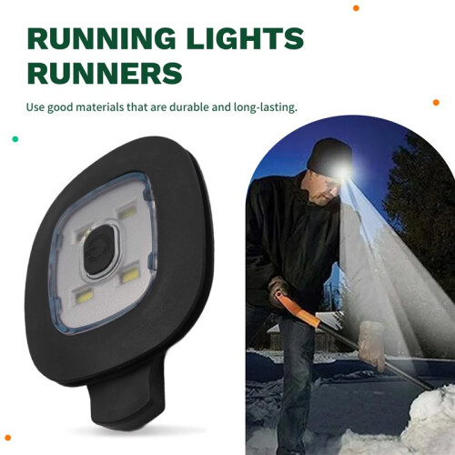 2Pcs USB Rechargeable Light for LED Beanie Hat,Replaceable Headlamp Cap DIY Hat Light for Men and Women 2