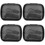 4Pcs Lightweight Orthodontic Denture Case Portable Black Storage Box 7