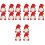 16Pcs Multi Felt Christmas Cutlery Bags Fork Spoon Holders 4