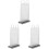 3Pcs Transparent PVC Menu Label Stand Sturdy Tabletop Holder 4