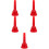 5Pcs Red Plastic Trombone Mouthpiece Replacement for Beginner to Pro 8