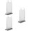 3Pcs Transparent PVC Menu Label Stand Sturdy Tabletop Holder 9