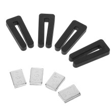 5Sets Easy Install Metal Ceiling Fan Balance Clips and Weights Kit
