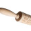 2Pcs Wood Embossed Rolling Pin Non-Slip Grip for Bakery Pastry 2