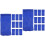 40Pcs Polyester Pool Skimmer Sock Blue Filter Net for Swimming Pools 6