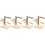 4Pcs Light Brown Wooden Bird Perch Stands Multi-Functional Parrot Toys 6