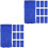 40Pcs Polyester Pool Skimmer Sock Blue Filter Net for Swimming Pools 5