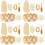 4Sets Assorted Color Body Scrubber Kit Bath Ball Gloves Foot File Tool 5