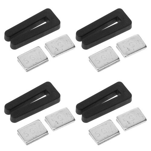 5Sets Easy Install Metal Ceiling Fan Balance Clips and Weights Kit 2