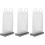 3Pcs Transparent PVC Menu Label Stand Sturdy Tabletop Holder 6