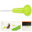 5Pcs Plastic Braille Writing Tool Green Comfortable Grip Pen 2